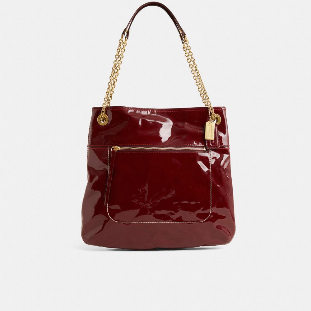 COACH®,Restored Poppy Slim Tote,,Front View
