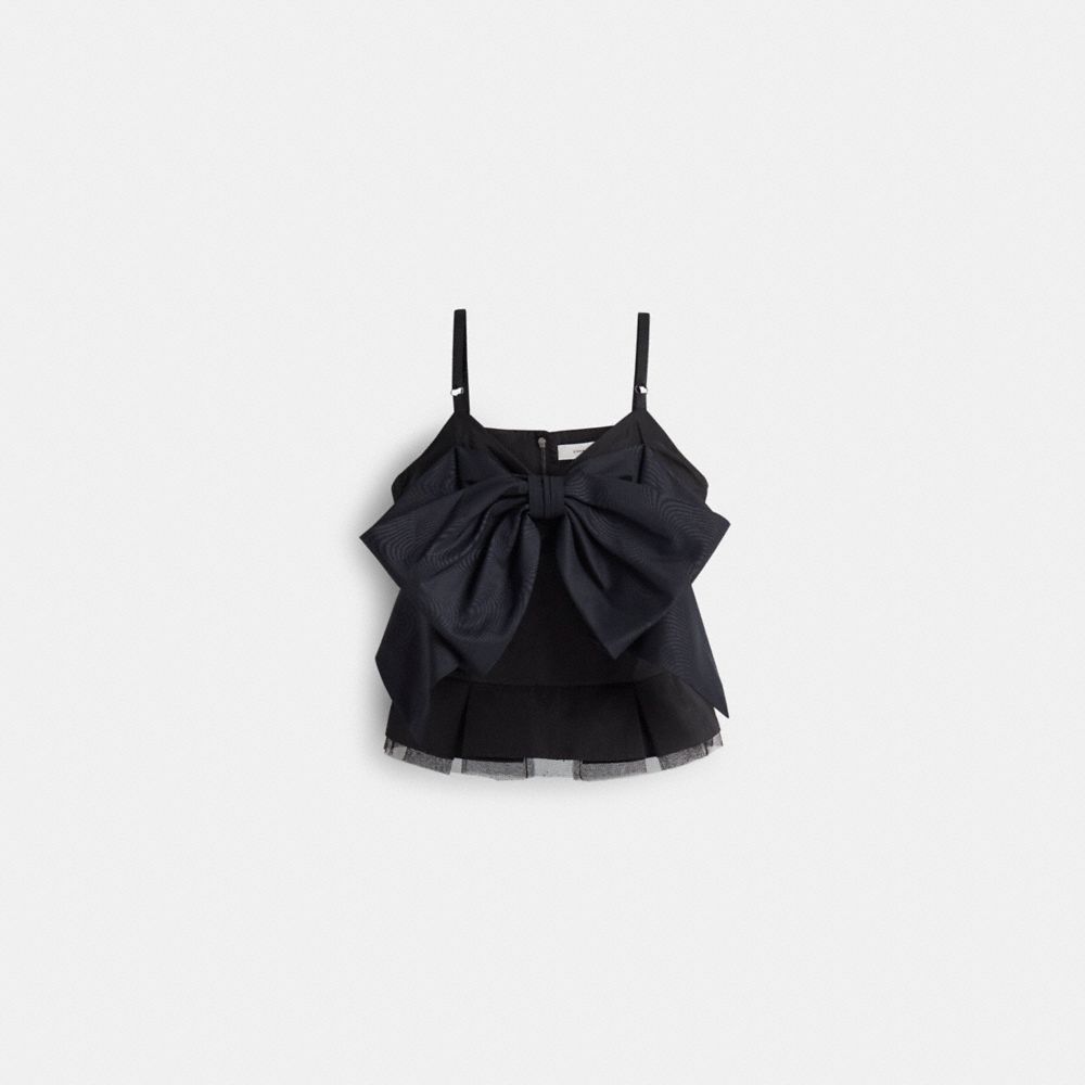 COACH®,Restored Taffeta Bow Top,,Front View
