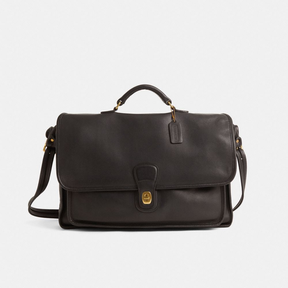 COACH®,Vintage Metropolitan Brief,,Front View