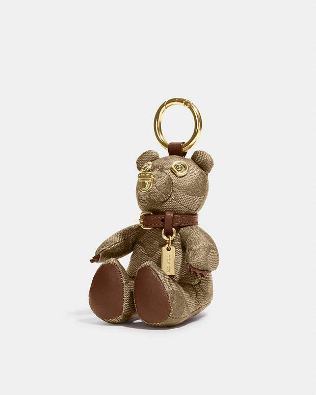 Louis Vuitton Leather Bag Charm Bear 