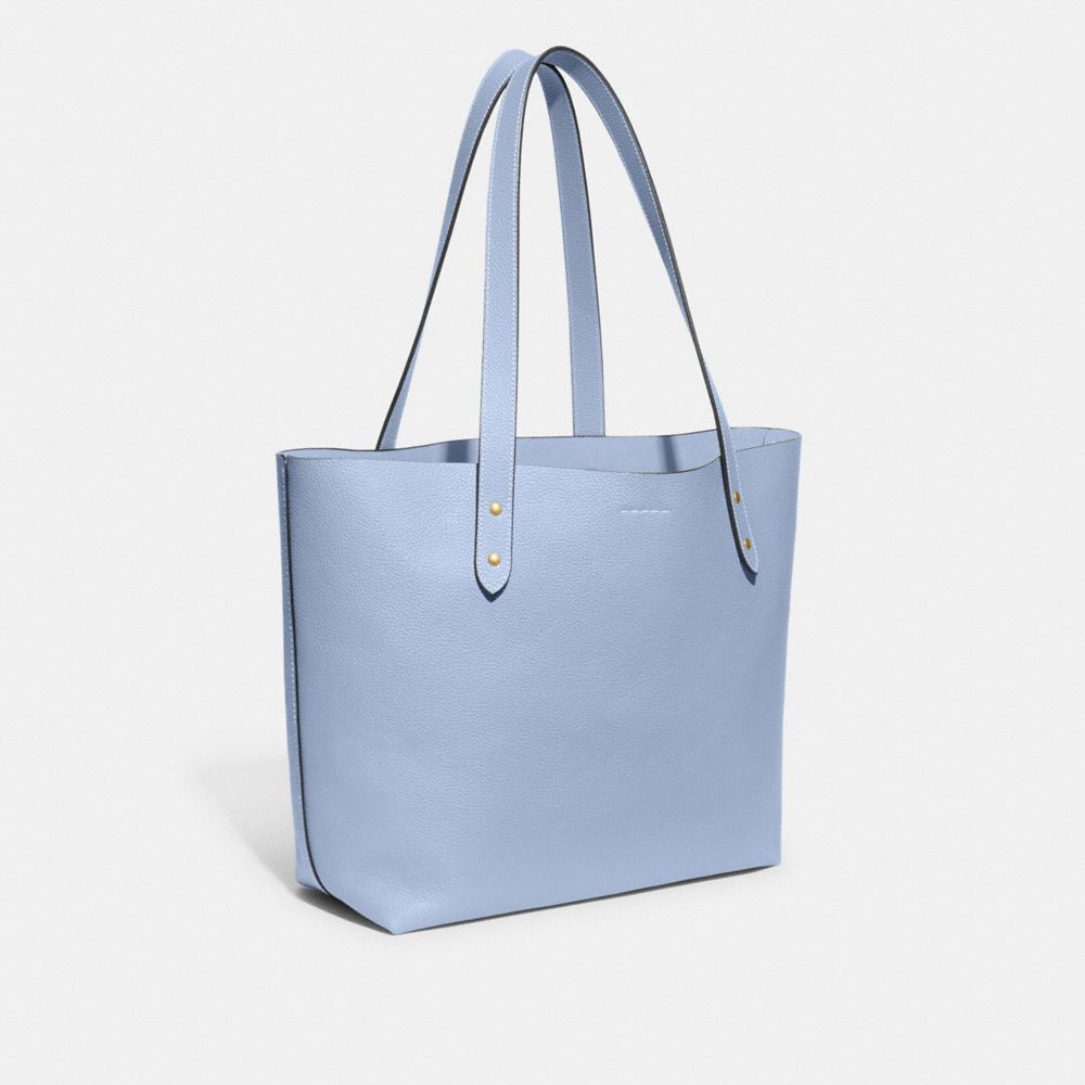 Leather tote