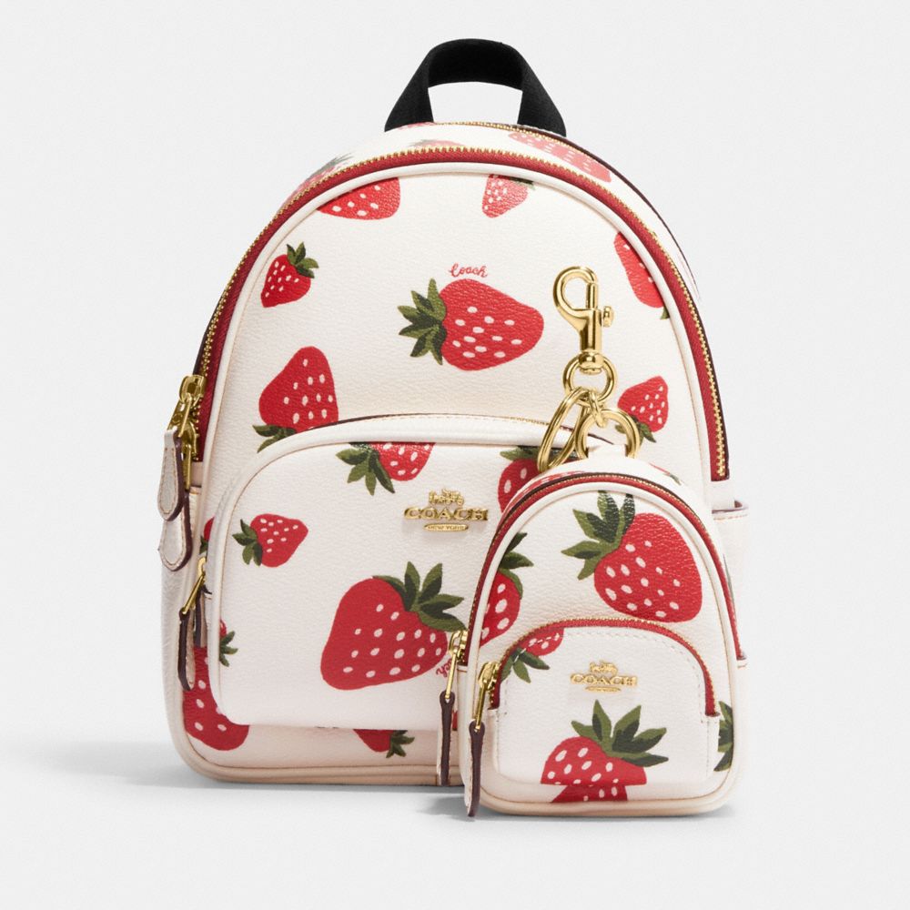 NWT Coach Strawberry Bag Charm CH838