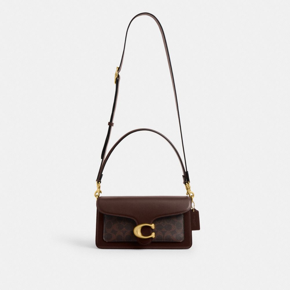 Женские сумки Coach Tabby Shoulder Bag 26 In Signature Canvas — фото 7