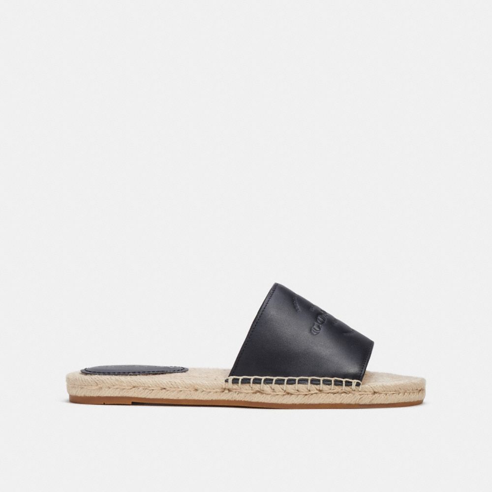 COACH®,CAILIN ESPADRILLE,Black,Angle View