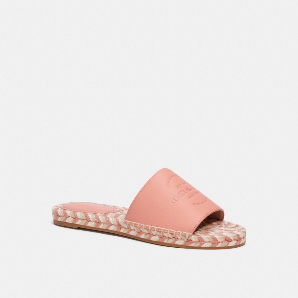 COACH®,CAILIN ESPADRILLE,Light Coral,Front View