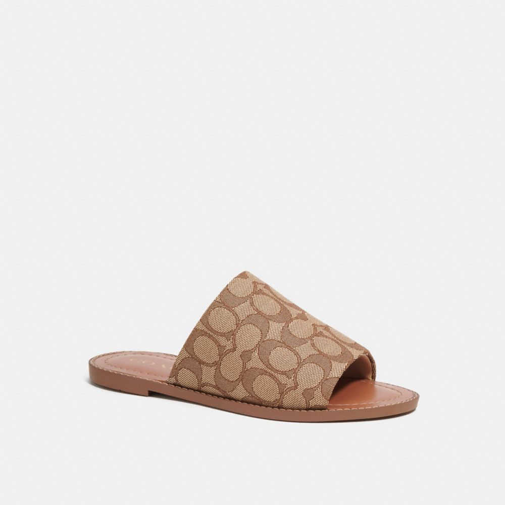 COACH®  Allanah Sandal In Signature Canvas