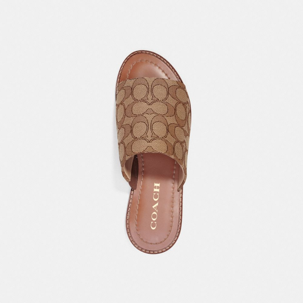 COACH Hazel Sandal In Signature Jacquard