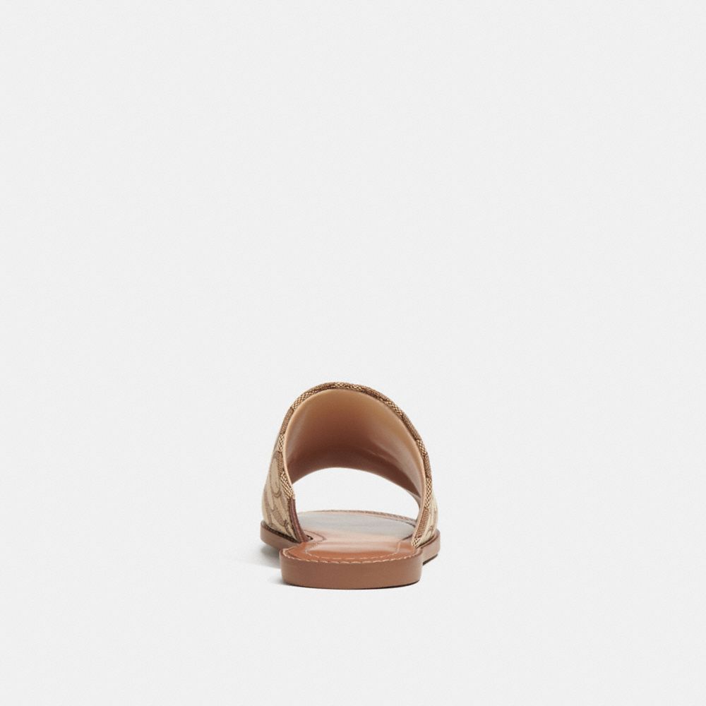 COACH®,Hazel Sandal In Signature Jacquard,,Alternate View