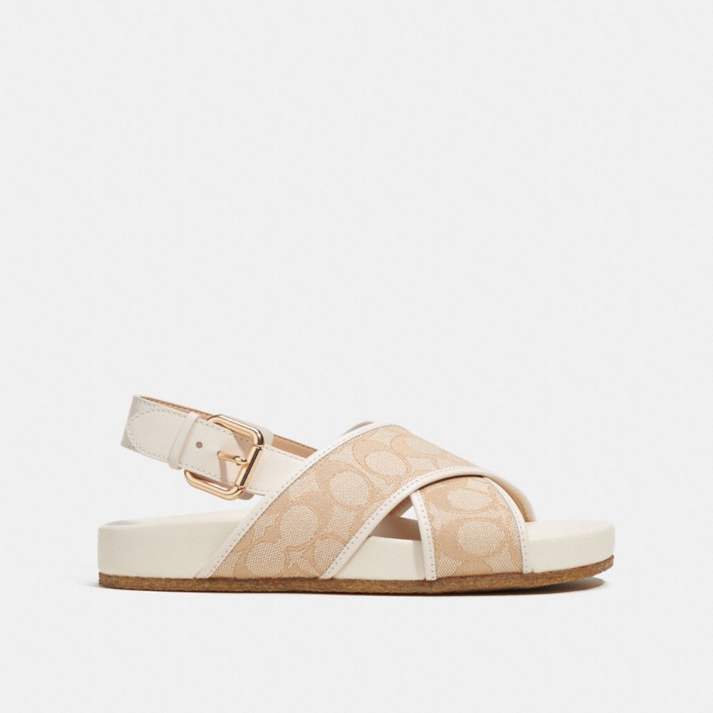 COACH®  Allanah Sandal In Signature Canvas