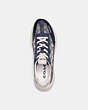 COACH®,CITYSOLE RUNNER IN SIGNATURE JACQUARD,Midnight Navy,Inside View,Top View
