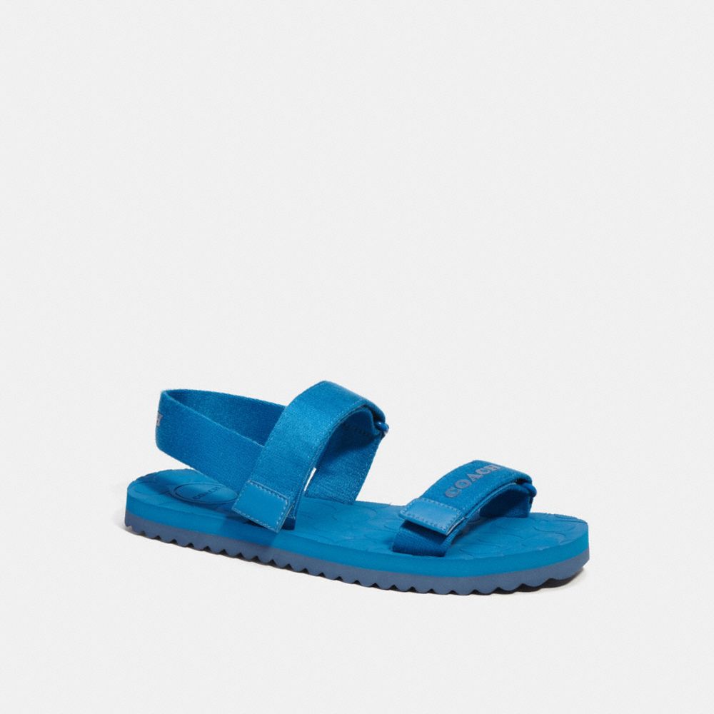 COACH®,SPORT SANDAL,Blue Jay,Front View