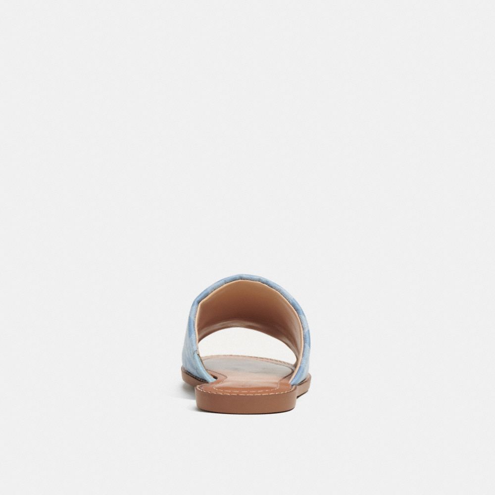 Hazel Sandal In Signature Chambray