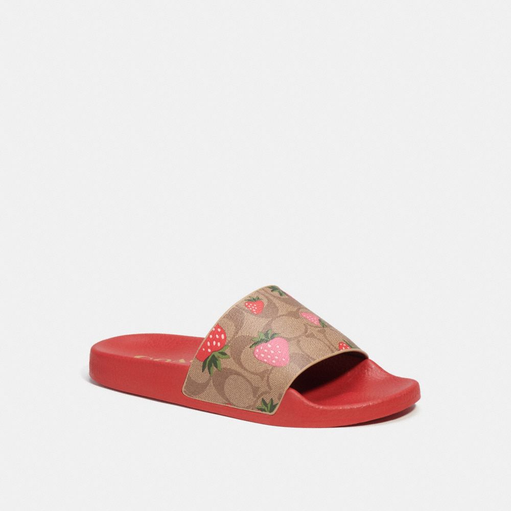 Women's strawberry gucci discount slides