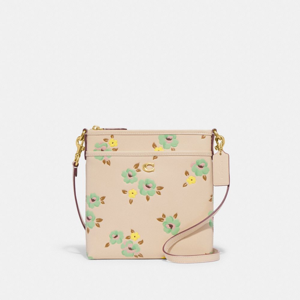 COACH® | Kitt Messenger Crossbody With Floral Print