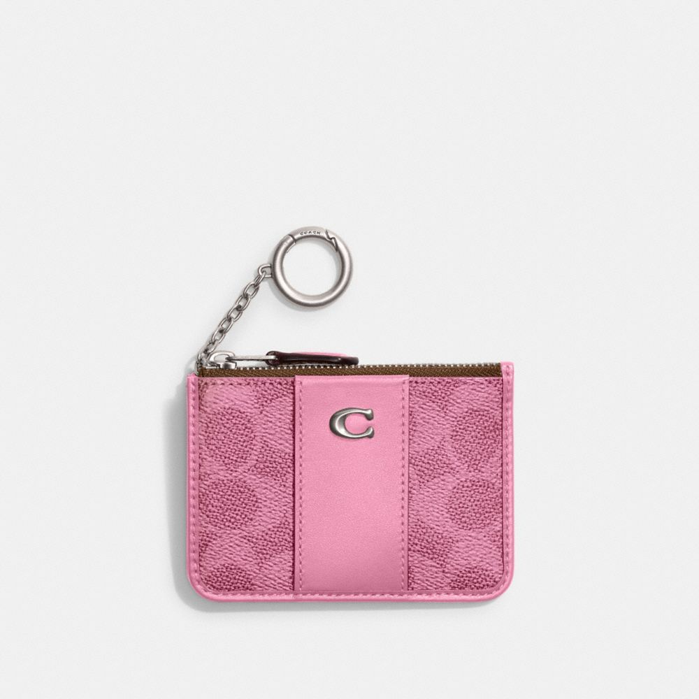 Mini Skinny Id Case In Signature Canvas