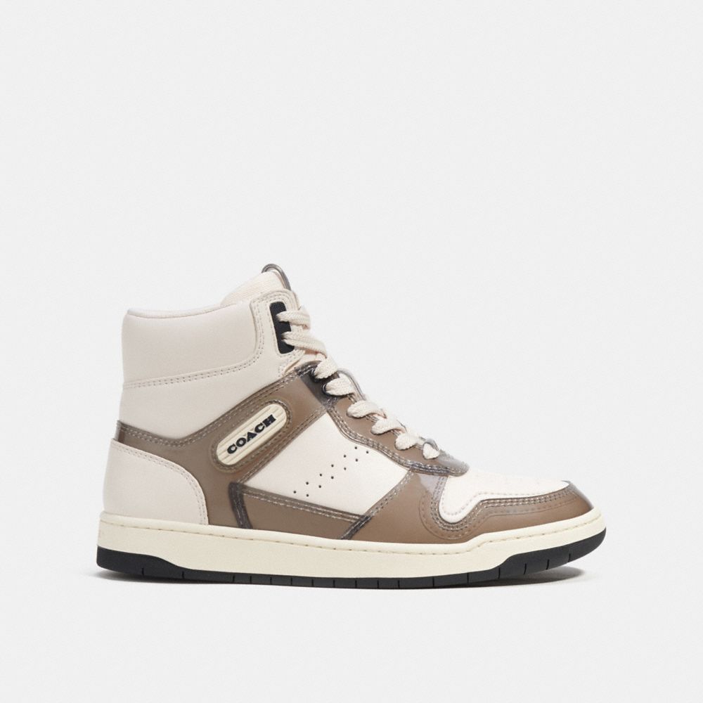 COACH®,High Top Sneaker,,Angle View
