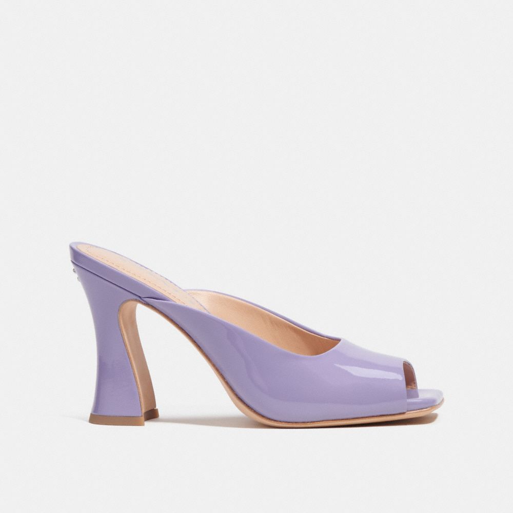 COACH®,LAURENCE SANDAL,Light Violet,Angle View
