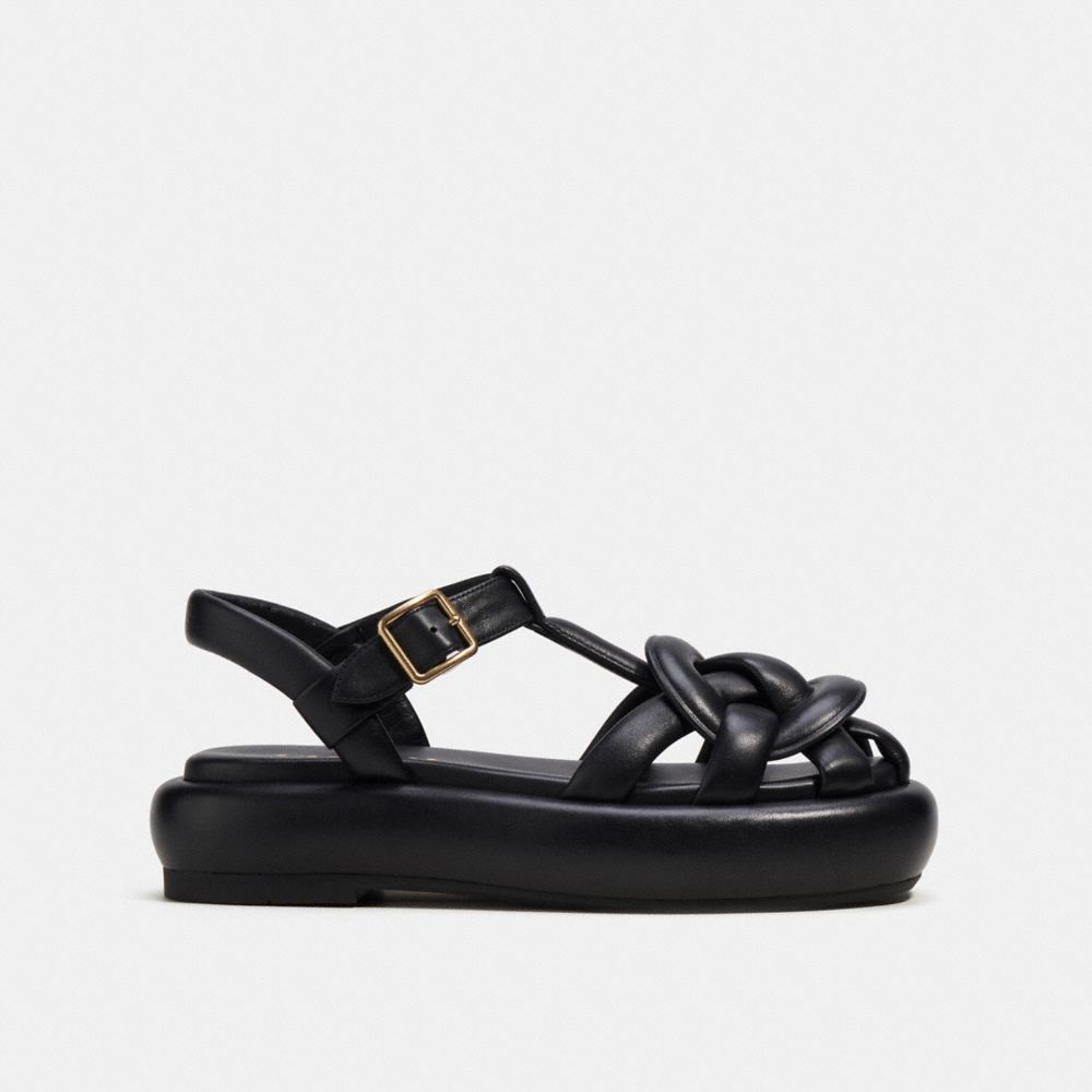 COACH®,Penney Sandal,,Angle View