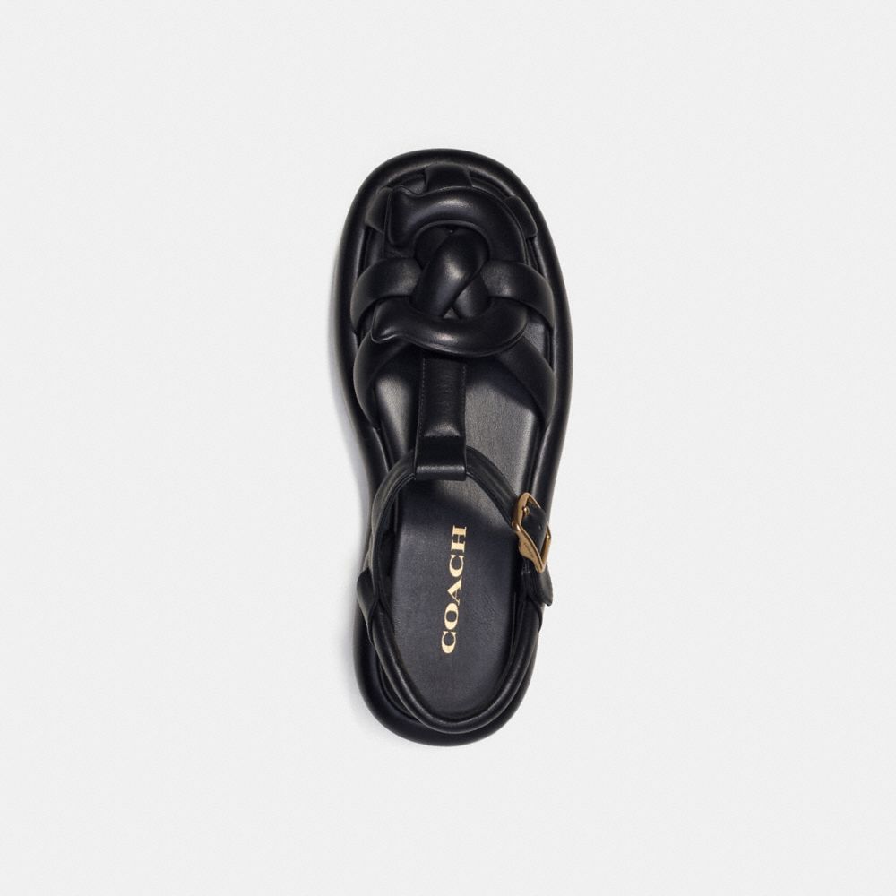 COACH®,Penney Sandal,,Inside View,Top View