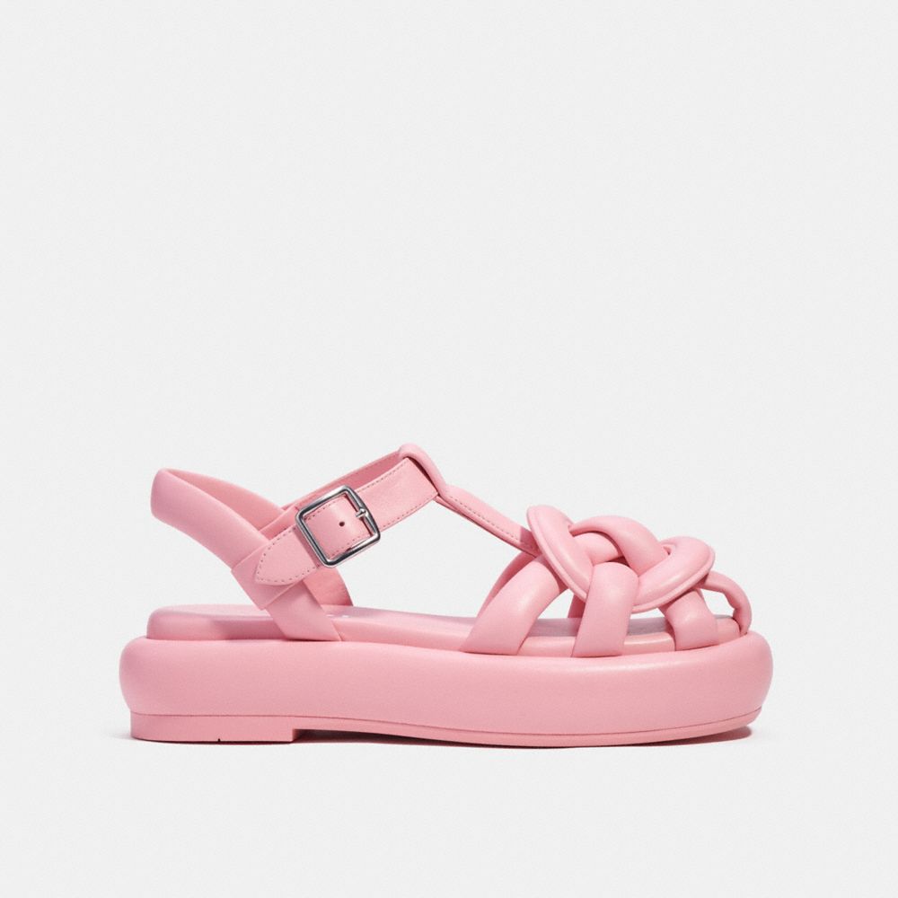 COACH®,Penney Sandal,,Angle View
