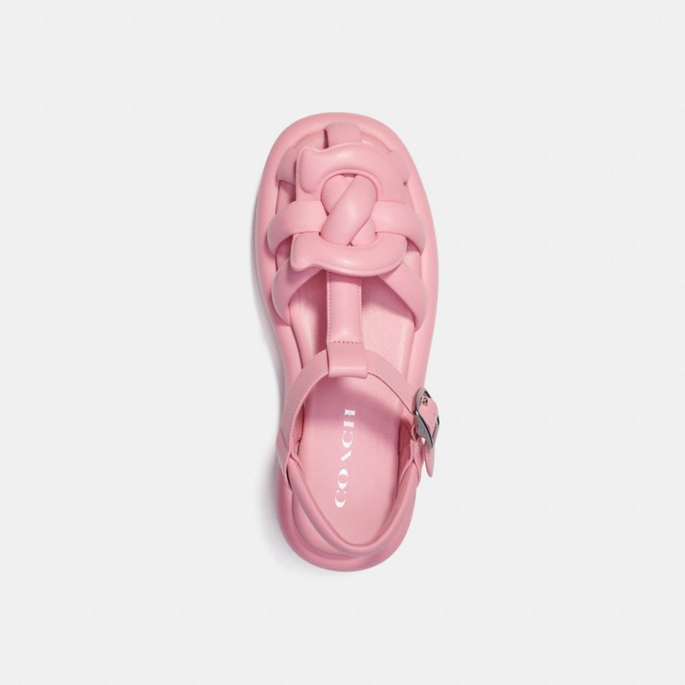 COACH®,Penney Sandal,,Inside View,Top View
