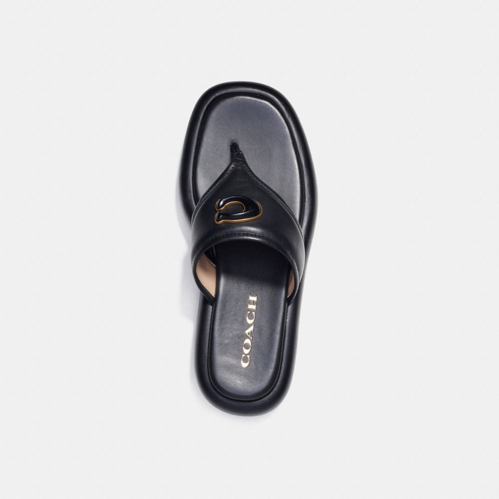 COACH®,Sylvie Sandal,,Inside View,Top View