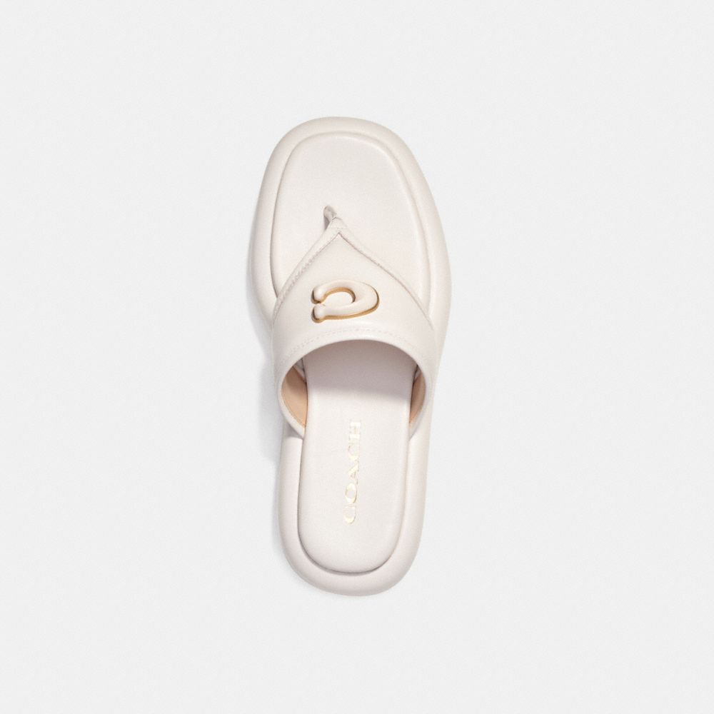 COACH®,Sylvie Sandal,,Inside View,Top View