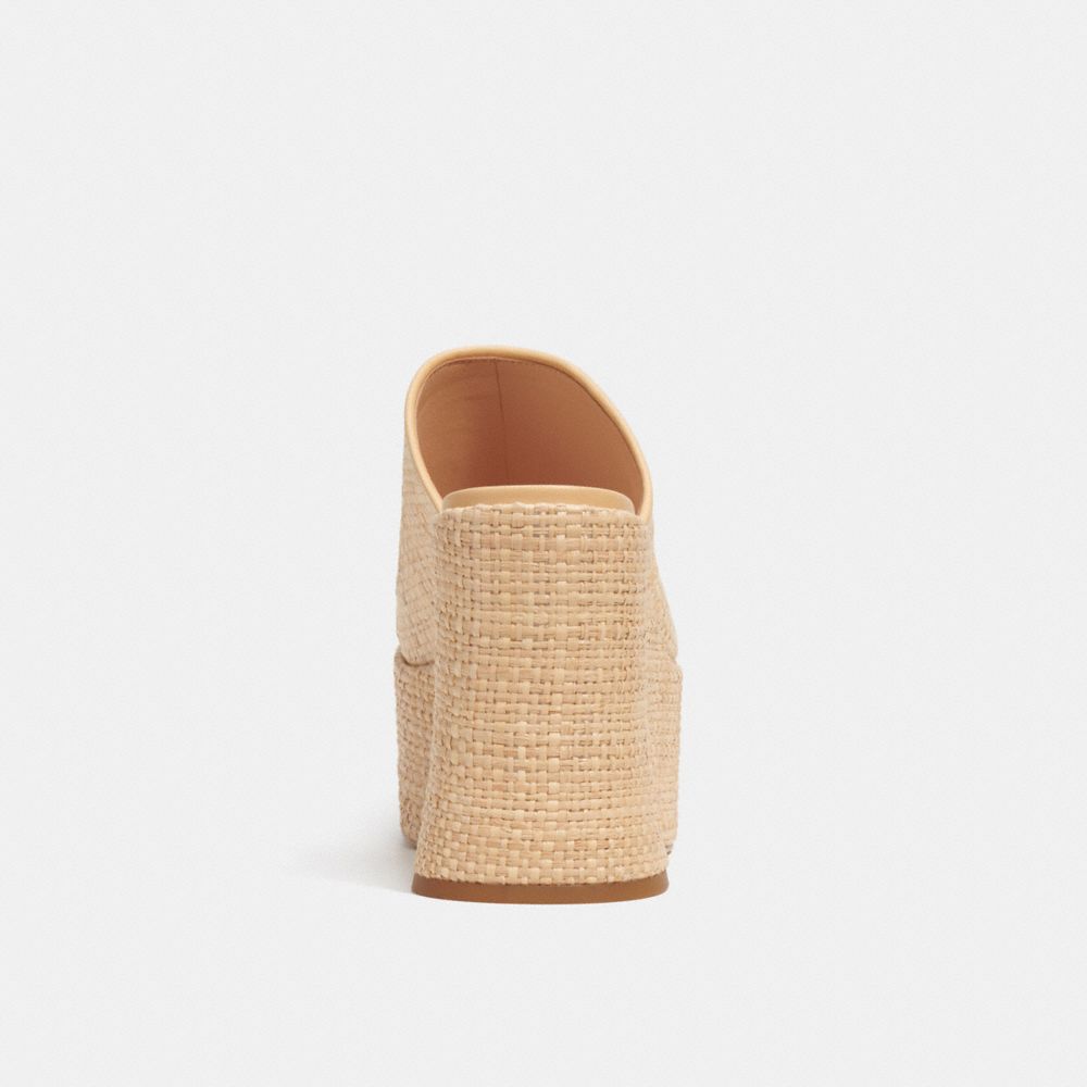 COACH®,Bobi Straw Platform Sandal,,Alternate View