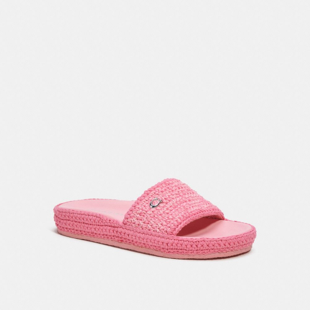 Pink deals coach sandals