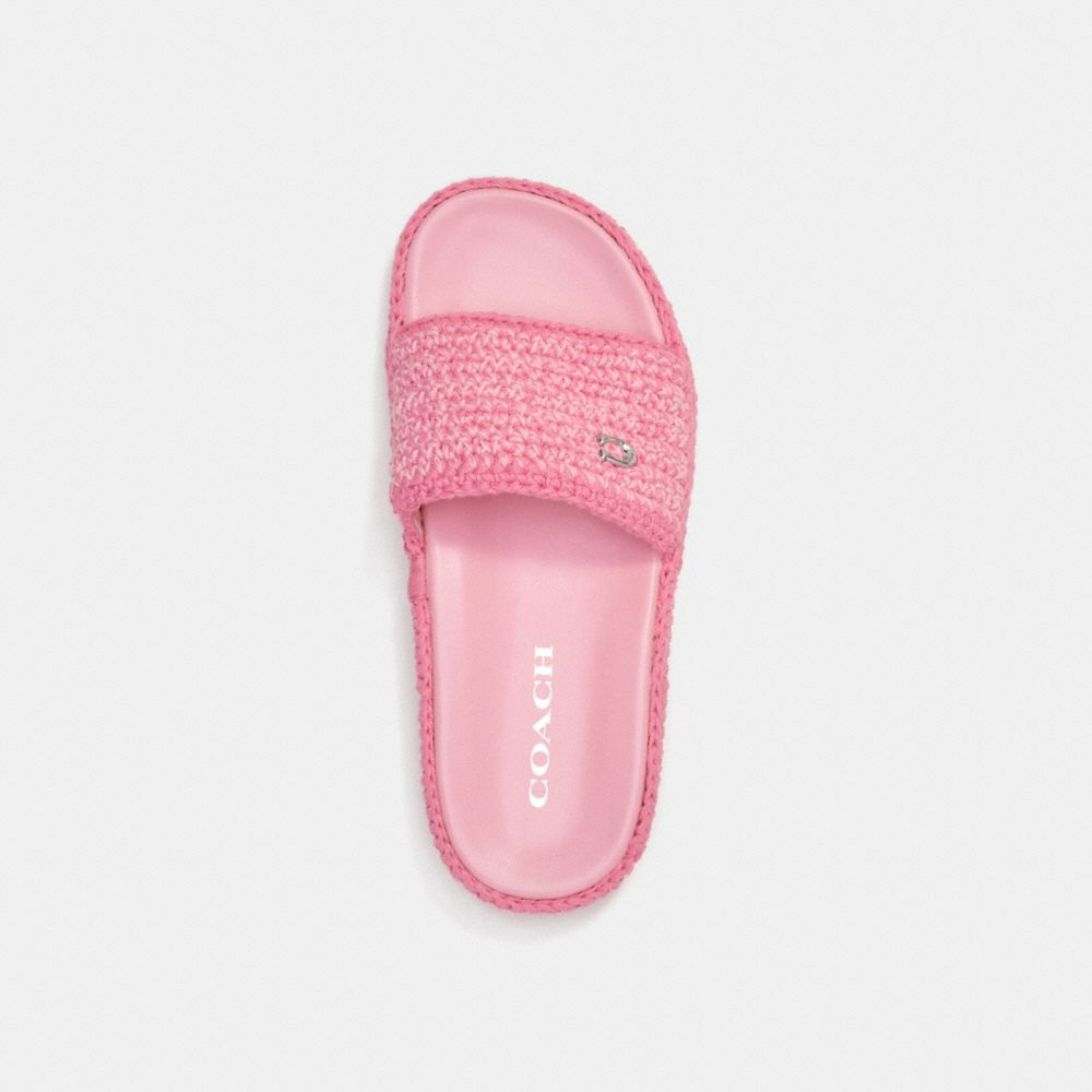 Coach 2025 pink slippers