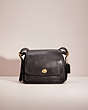 COACH®,VINTAGE RAMBLER'S LEGACY BAG,Glovetanned Leather,Small,Brass/Black,Front View