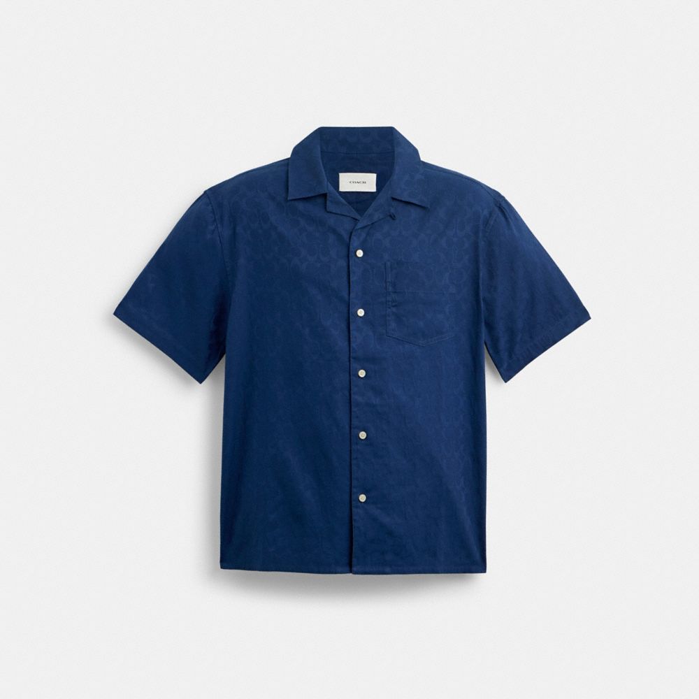 COACH®  Signature Colorblock Camp Shirt