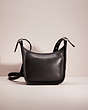 COACH®,VINTAGE JANICE RICCARDI-DISANTO'S LEGACY BAG,Glovetanned Leather,Large,Brass/Black,Front View