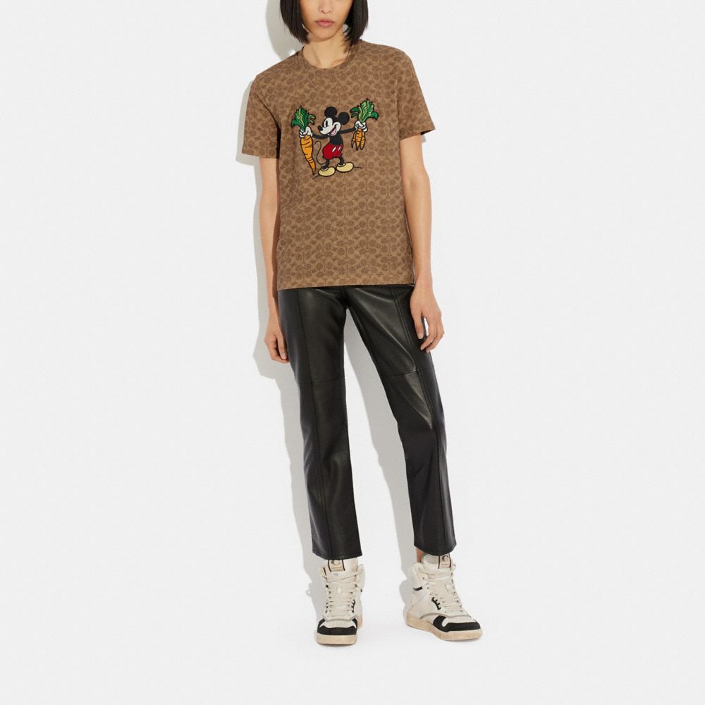 T-shirt Disney X Coach Signature