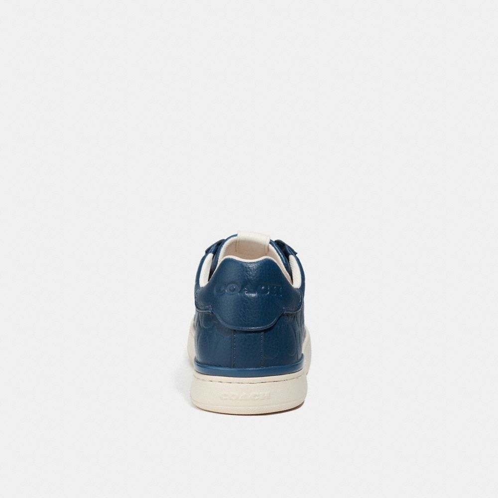 COACH®,Lowline Low Top Sneaker In Signature Leather,,Alternate View