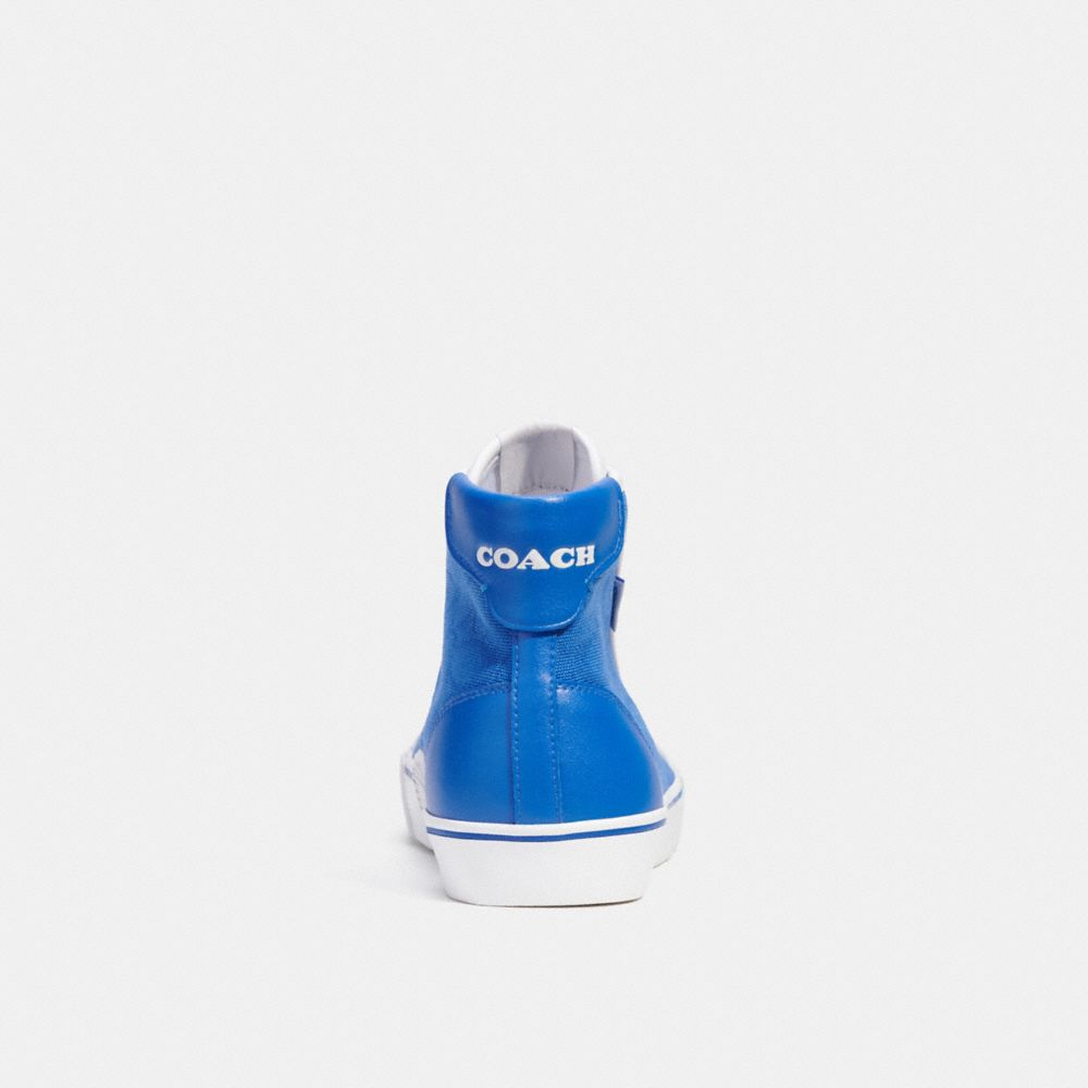 COACH®,Skate High Top Sneaker In Signature Jacquard,,Alternate View