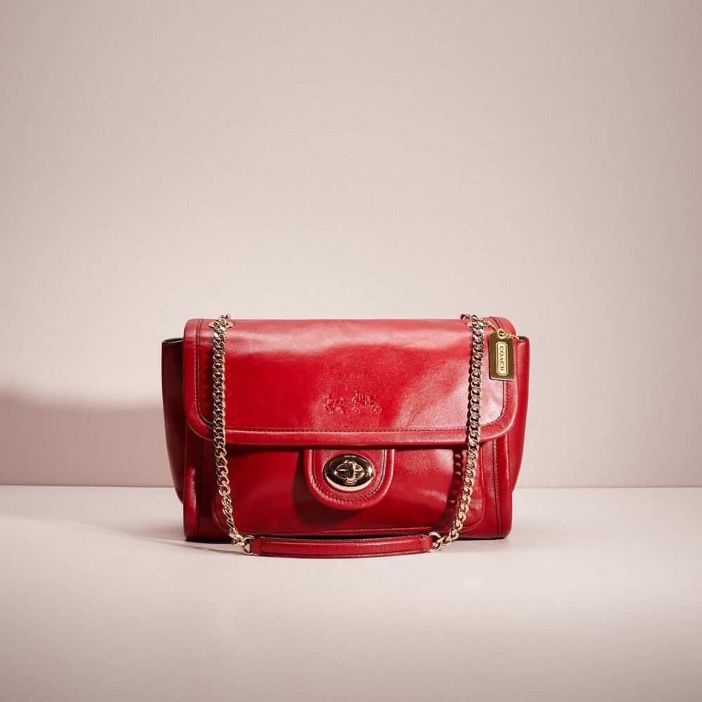 Coach red store crossbody bag