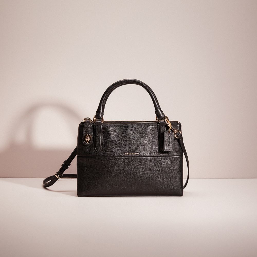 The Coach Mini Borough Bag in Pebbled Leather, styled by Lisa