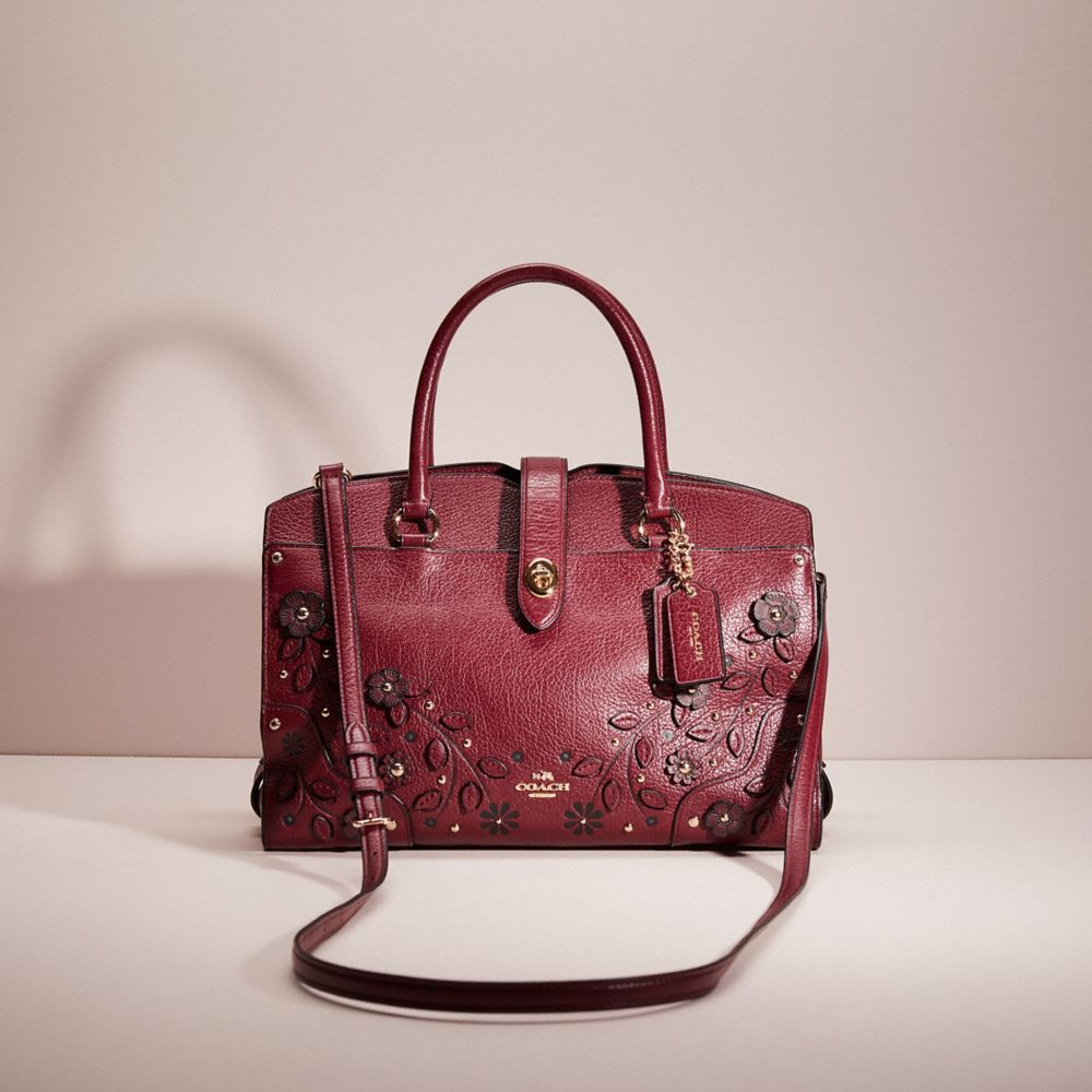 COACH Restored Mercer Satchel 30 With Tea Rose