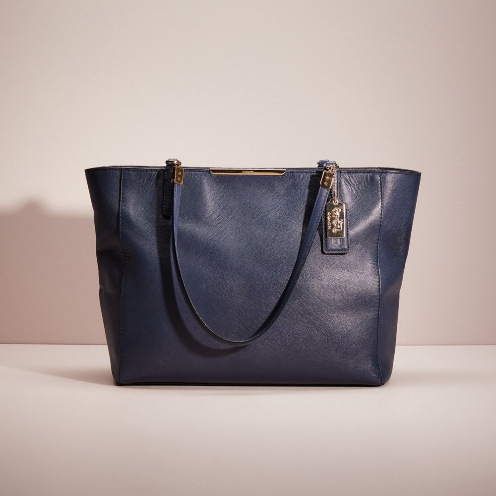 COACH Madison Mini North/South Tote in Saffiano Leather