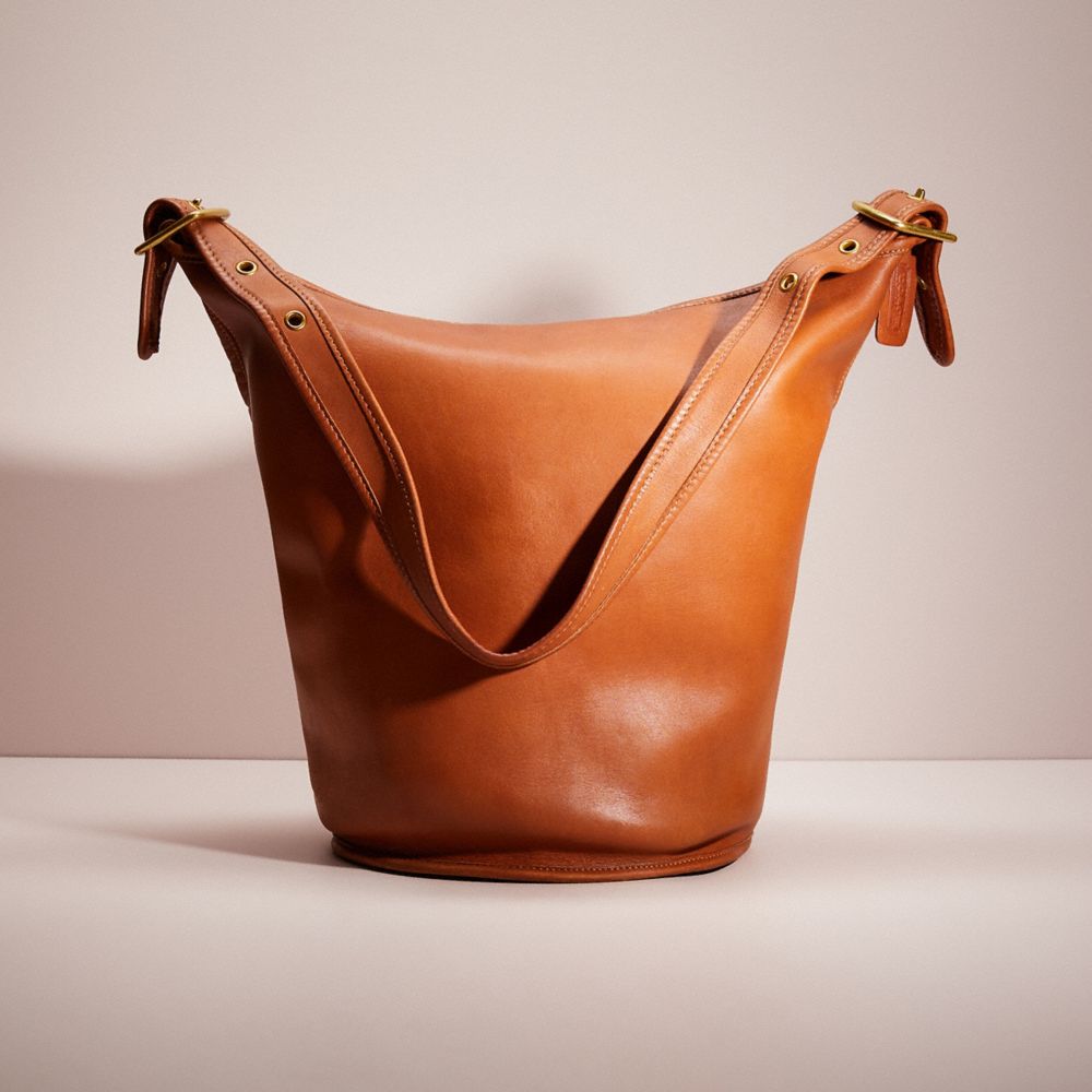 Real leather online sac