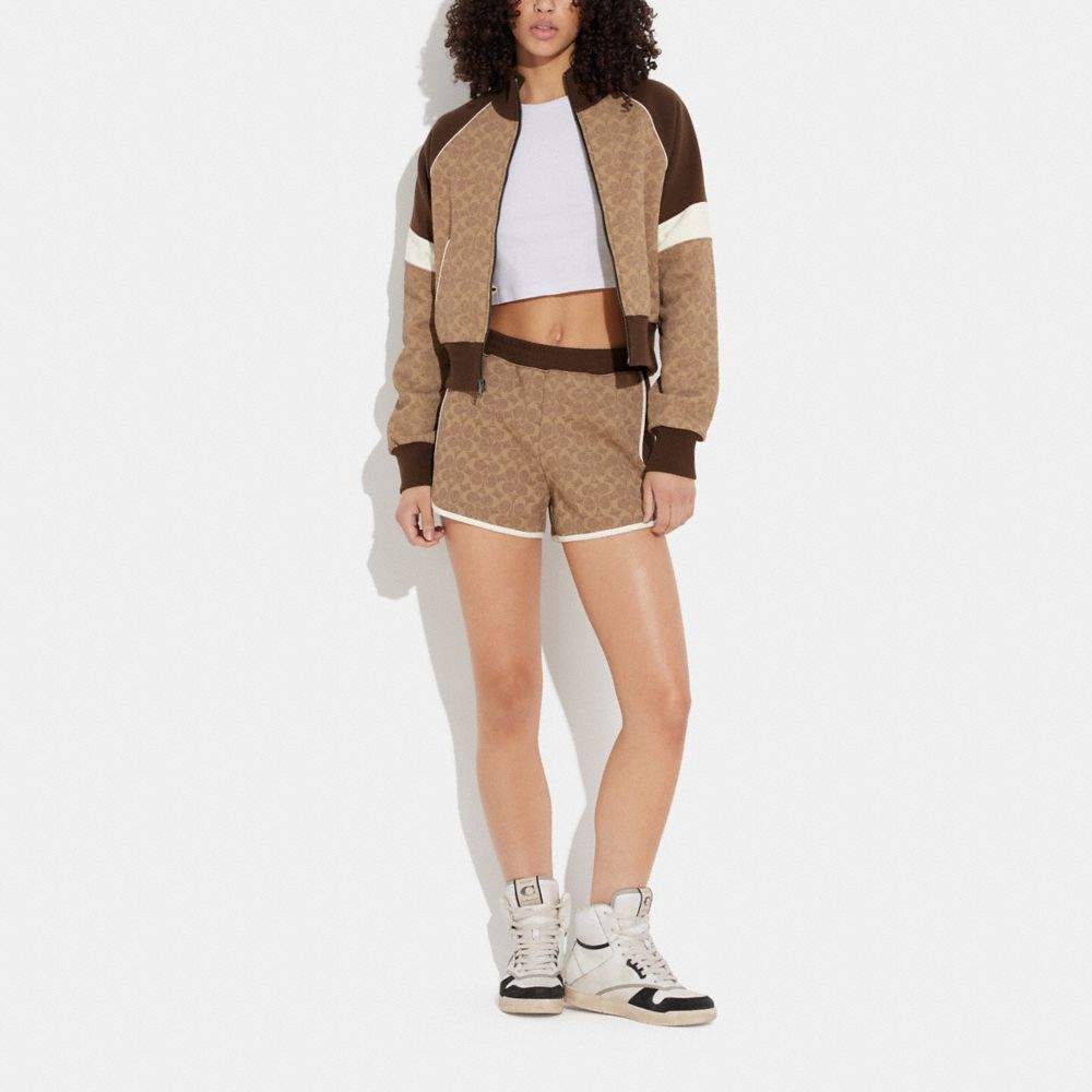 COACH®,Signature Sweat Short,,Scale View