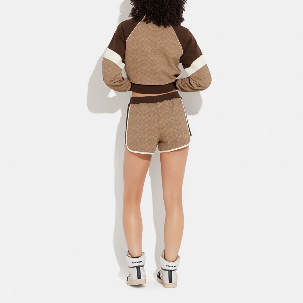 COACH®,Signature Sweat Short,,Scale View