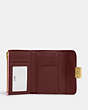 COACH®,MEDIUM GRACE WALLET,Mixed Material,Mini,Im/Shell Pink/Wine,Inside View,Top View