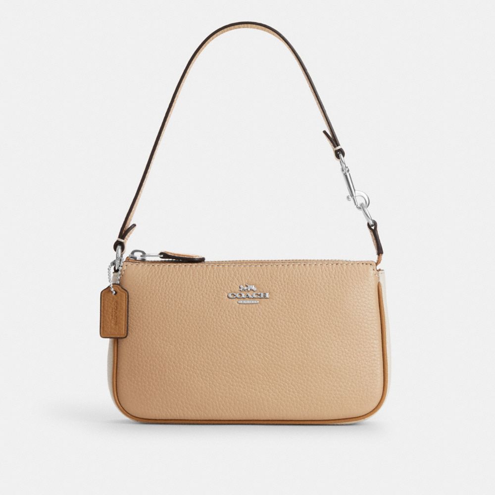 COACH Nolita 19 With Rivets - Silver/Chalk