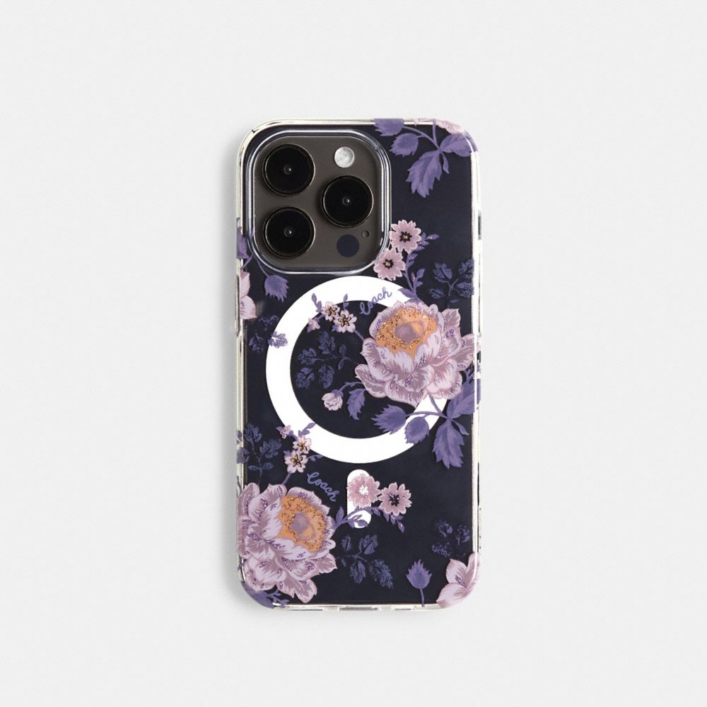 COACH®,IPHONE 14 PRO ケース・ムーディ フローラル プリント,モバイルアクセサリー,