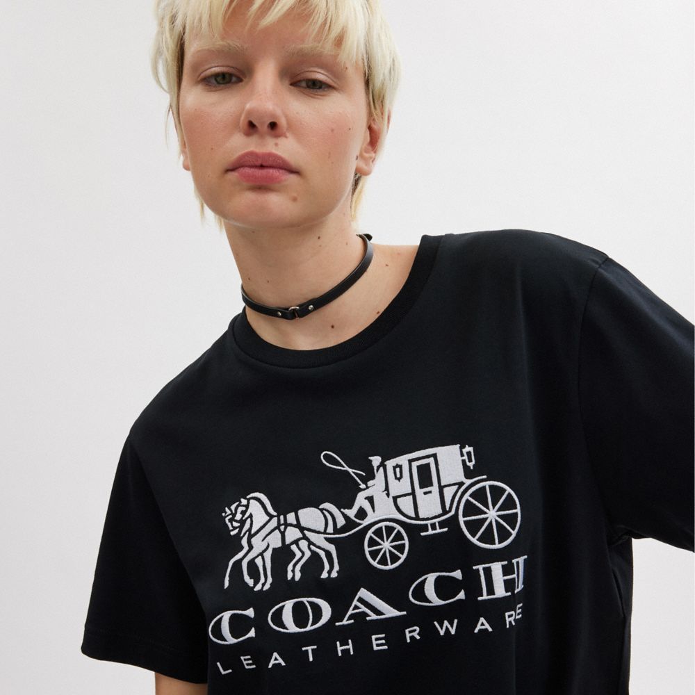 公式】COACH – コーチ | ホース アンド キャリッジ Tシャツ | トップス 