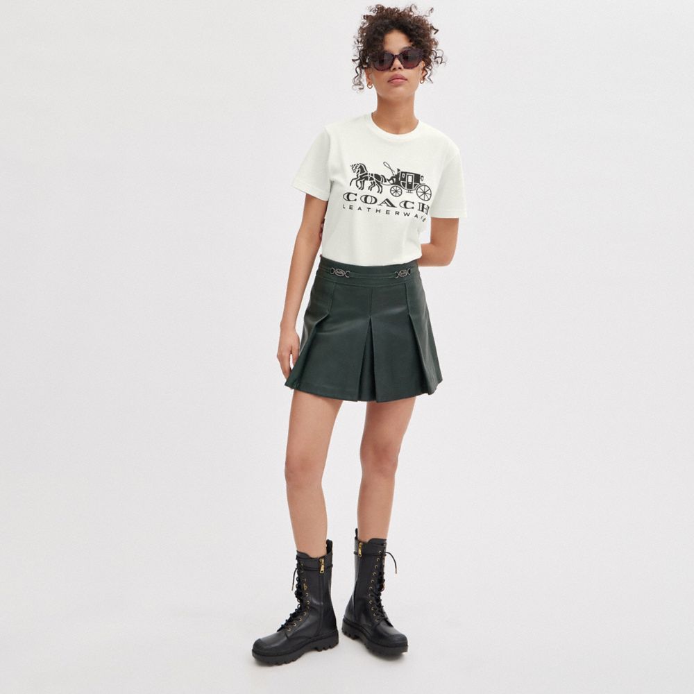 COACH®,ホース アンド キャリッジ Tシャツ,トップス＆Tシャツ,ﾎﾜｲﾄ