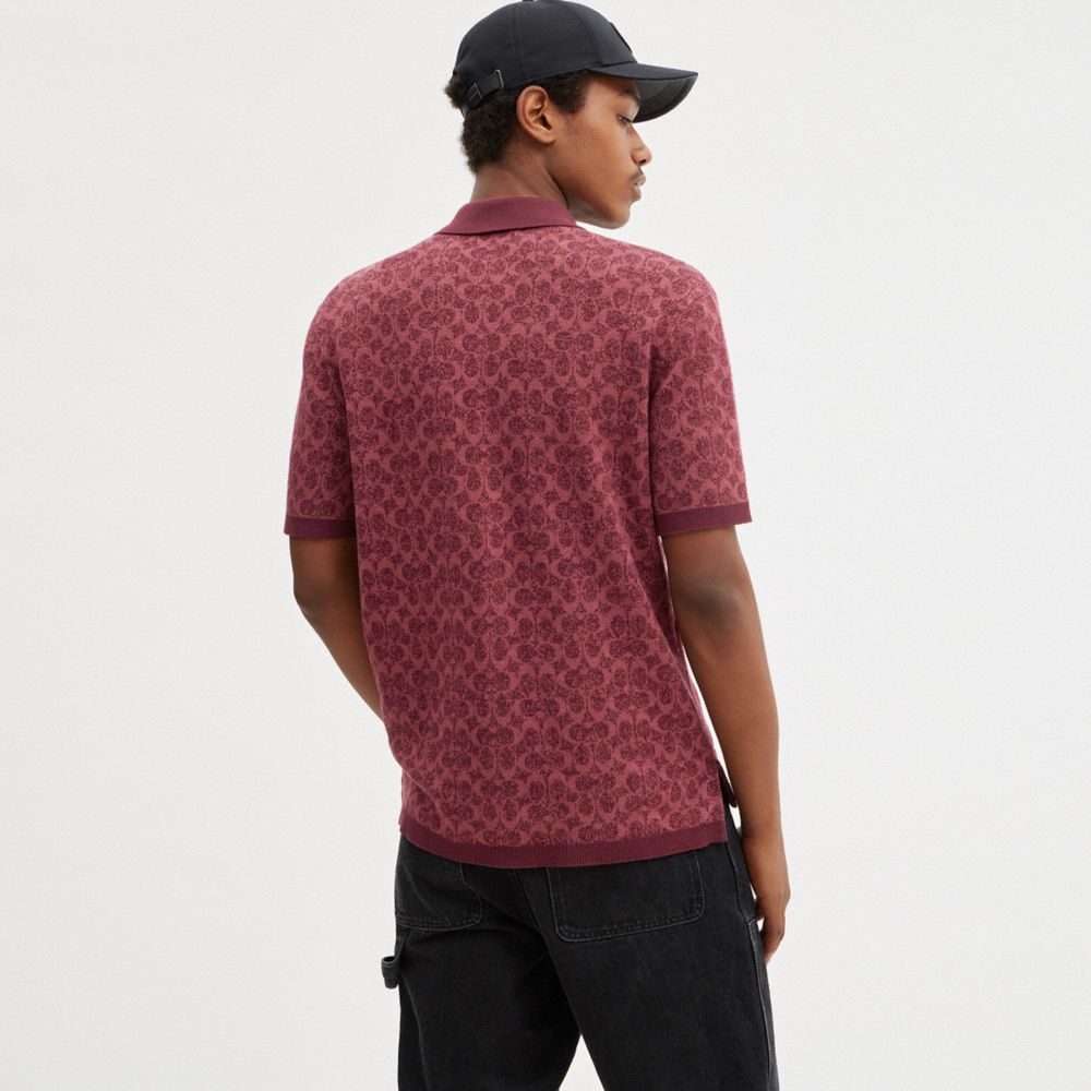 COACH®,Signature Polo,,Scale View