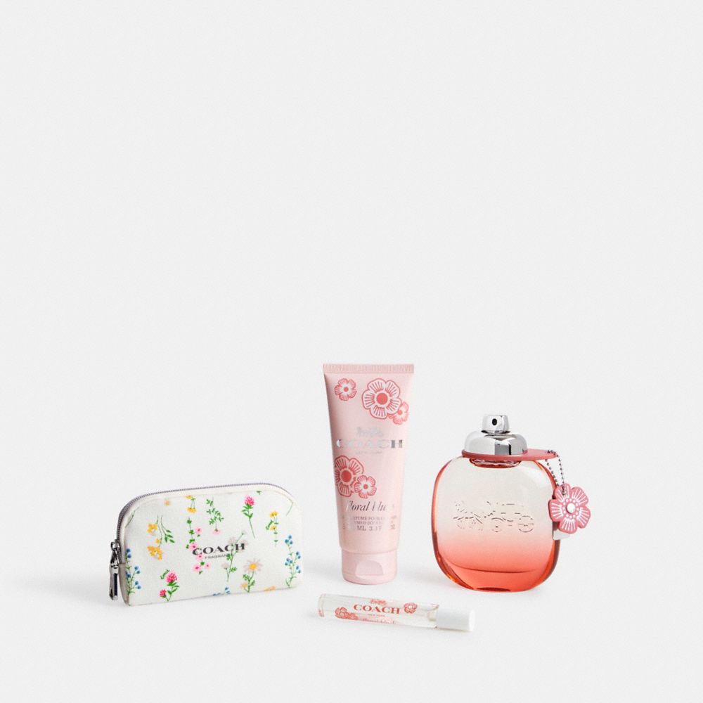 COACH Floral Blush Eau De Parfum 4 Piece Gift Set